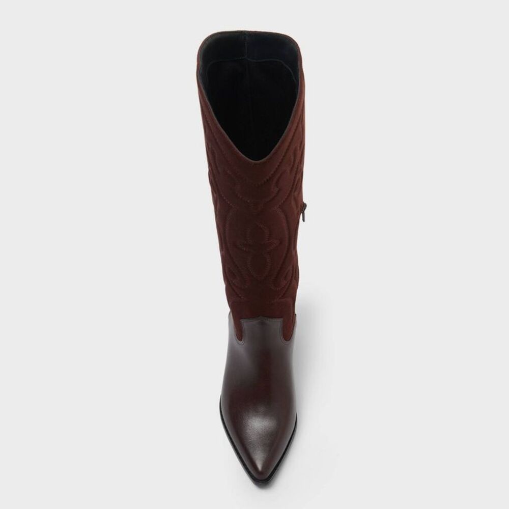 Women's Madeline Tall Boots - Universal Thread Burgundy 9 - Picture 3 of 3